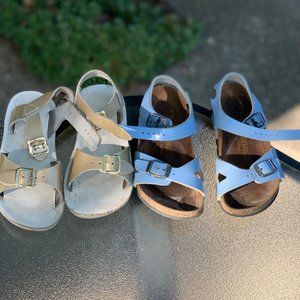 Birkenstock & Sun San Saltwater Sandals Lot - 10